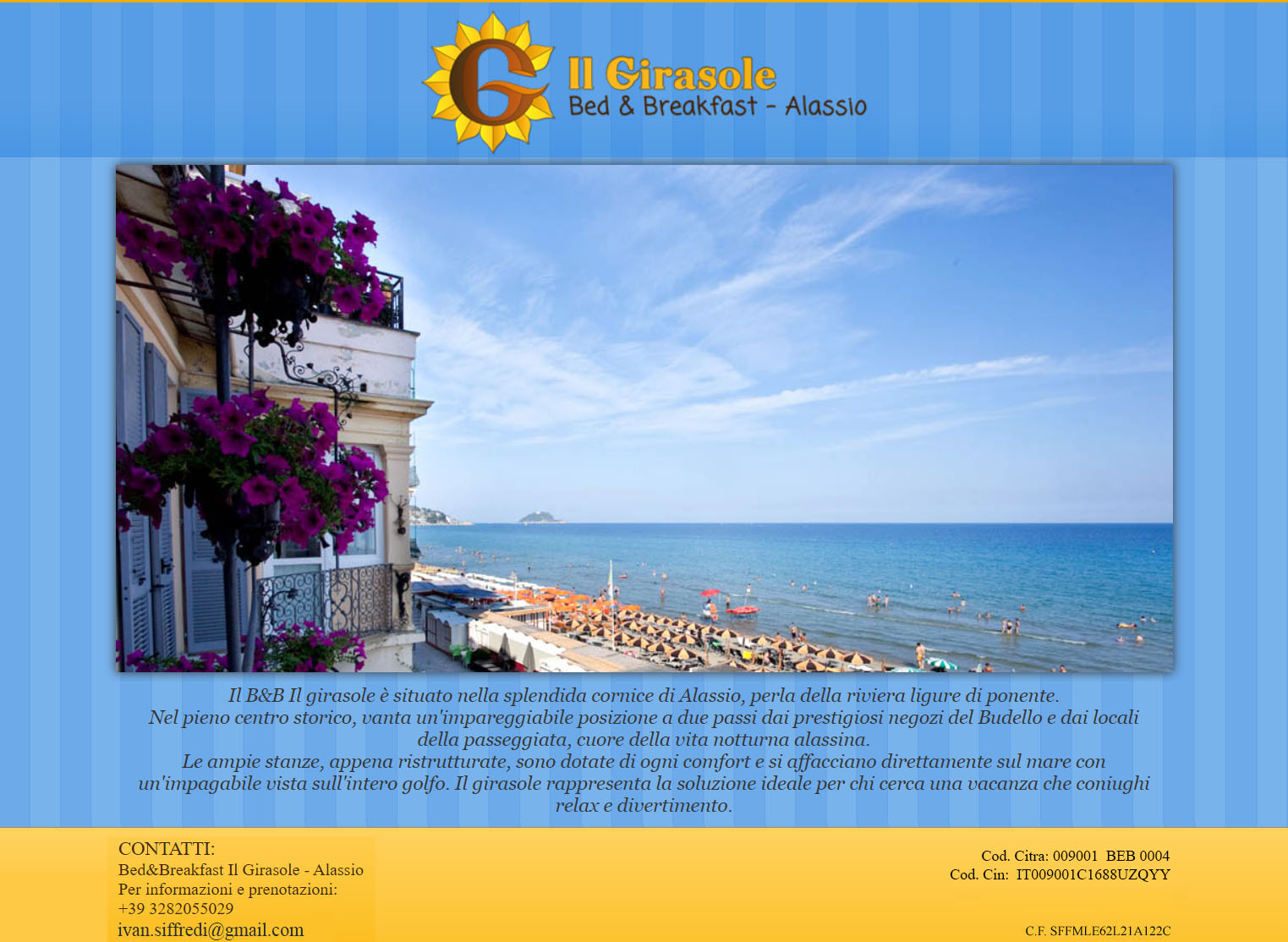 Il Girasole Bed & Breakfast - Alassio